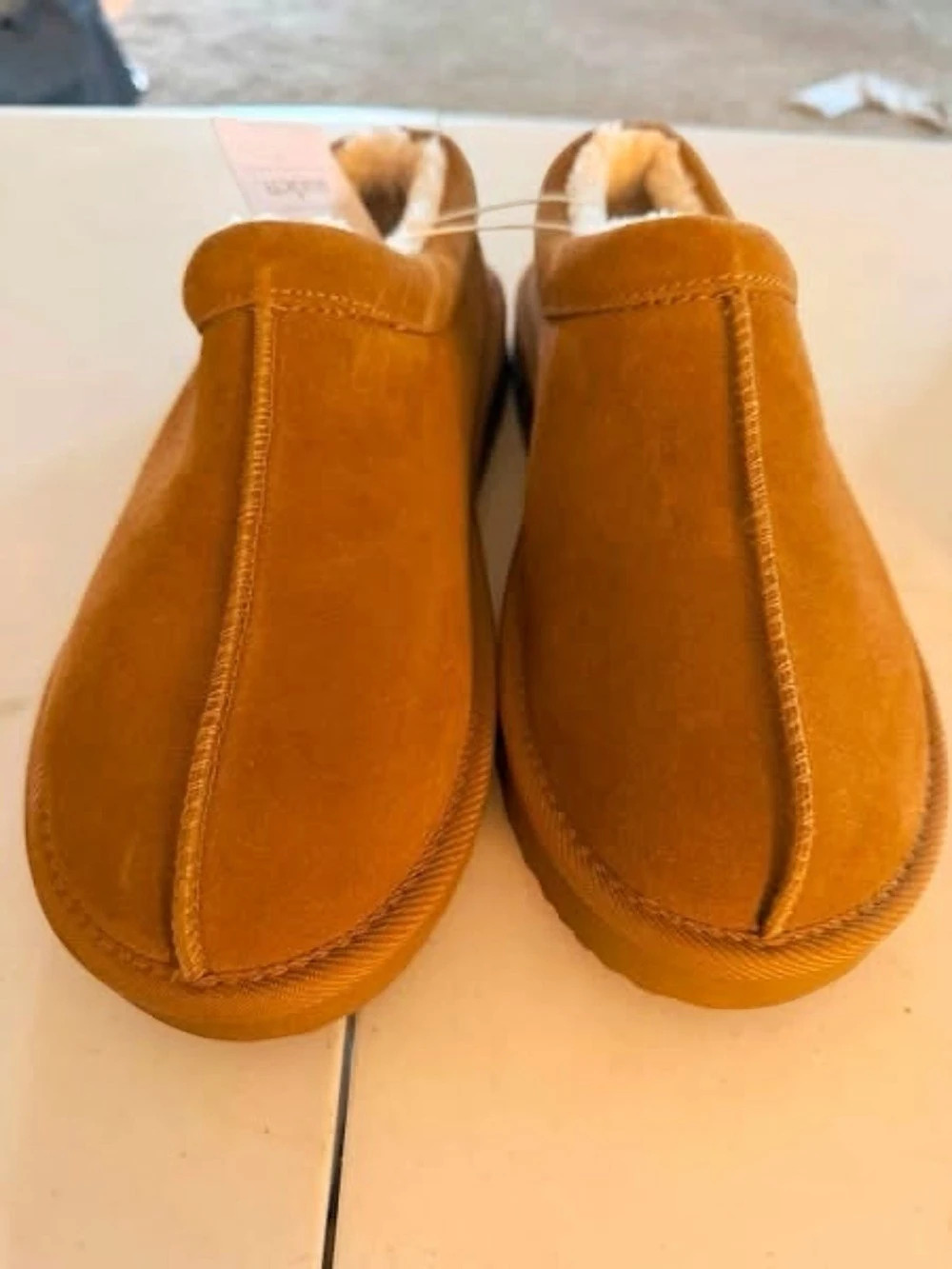 Kaya Genuine Suede Clog Slippers